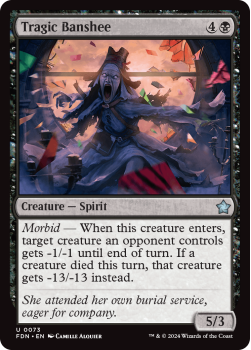 Tragic Banshee single card from Magic the Gathering