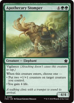 Apothecary Stomper (FOIL) single card from Magic the Gathering