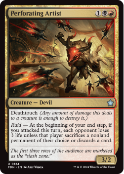 Perforating Artist single card from Magic the Gathering