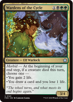 Wardens of the Cycle single card from Magic the Gathering