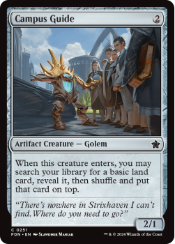Campus Guide (FOIL) single card from Magic the Gathering