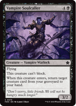 Vampire Soulcaller single card from Magic the Gathering