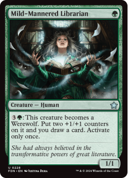 Mild-Mannered Librarian (FOIL) single card from Magic the Gathering