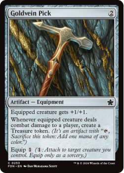 Goldvein Pick (FOIL) single card from Magic the Gathering