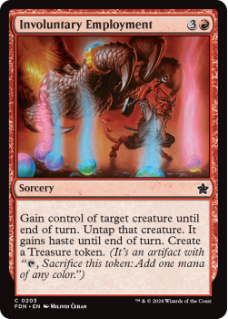 Involuntary Employment (FOIL) single card from Magic the Gathering