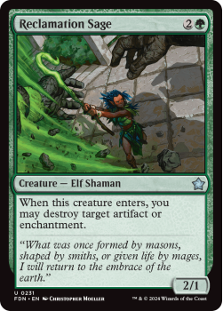 Reclamation Sage single card from Magic the Gathering