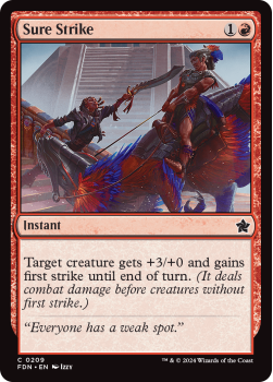 Sure Strike (FOIL) single card from Magic the Gathering