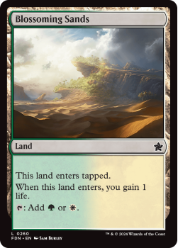 Blossoming Sands (FOIL) single card from Magic the Gathering