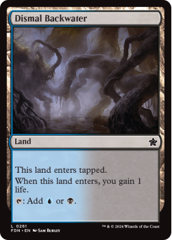 Dismal Backwater (FOIL) single card from Magic the Gathering