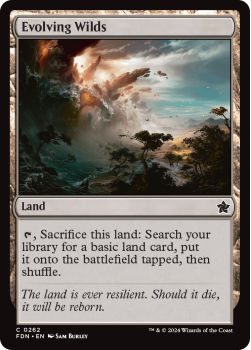 Evolving Wilds single card from Magic the Gathering