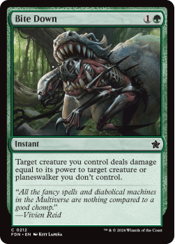 Bite Down (FOIL) single card from Magic the Gathering