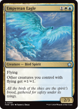 Empyrean Eagle single card from Magic the Gathering