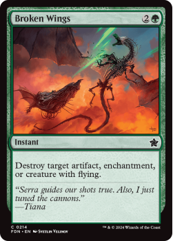 Broken Wings (FOIL) single card from Magic the Gathering