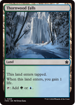 Thornwood Falls (FOIL) single card from Magic the Gathering