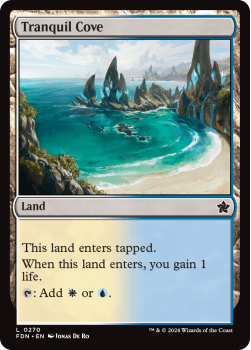Tranquil Cove (FOIL) single card from Magic the Gathering