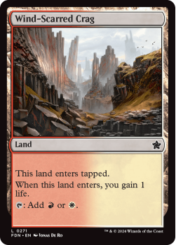 Wind-Scarred Crag (FOIL) single card from Magic the Gathering
