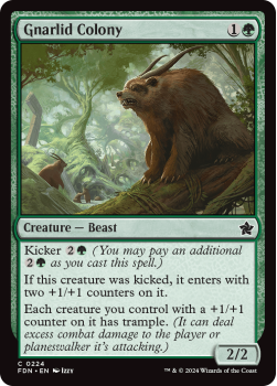 Gnarlid Colony (FOIL) single card from Magic the Gathering