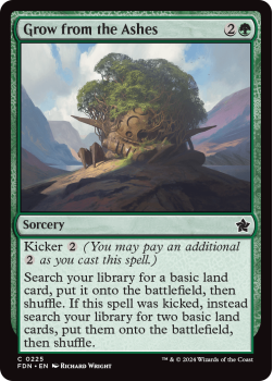 Grow from the Ashes (FOIL) single card from Magic the Gathering