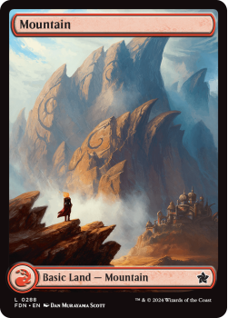 Mountain (FOIL) single card from Magic the Gathering