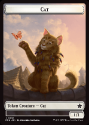 Cat (1/1) // Cat (2/2) Token : 0001 FOUNDATIONS 2024 - Magic the Gathering Single Card