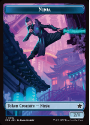 Ninja // Kaito, Cunning Infiltrator (EMBLEM) Token : 0008 FOUNDATIONS 2024 - Magic the Gathering Single Card