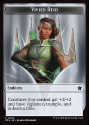 Elf Warrior // Vivien Reid (EMBLEM) Token : 0014 FOUNDATIONS 2024 - Magic the Gathering Single Card - Image 2
