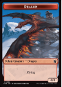 Dragon (4/4) // Dragon (5/5) Token : 0011 FOUNDATIONS 2024 - Magic the Gathering Single Card