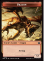 Dragon (4/4) // Dragon (5/5) Token : 0011 FOUNDATIONS 2024 - Magic the Gathering Single Card - Image 2