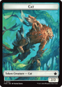 Cat (1/1) // Cat (2/2) Token : 0001 FOUNDATIONS 2024 - Magic the Gathering Single Card - Image 2