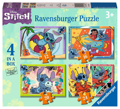 Disney Stitch 4 in a Box Puzzle