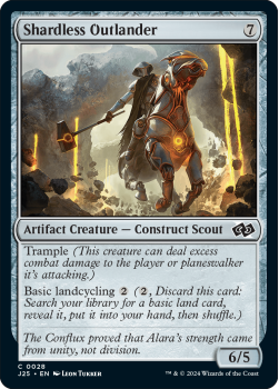 Shardless Outlander single card from Magic the Gathering