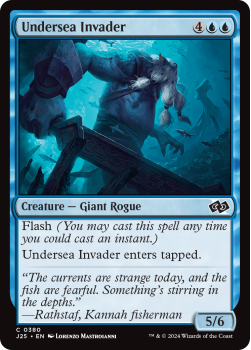 Undersea Invader single card from Magic the Gathering
