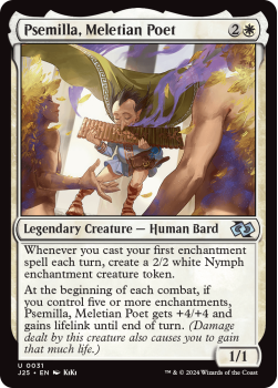 Psemilla, Meletian Poet (ANIME) single card from Magic the Gathering