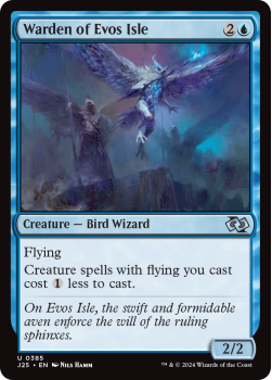 Warden of Evos Isle single card from Magic the Gathering