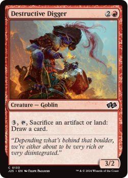 Destructive Digger single card from Magic the Gathering