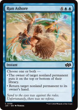 Run Ashore single card from Magic the Gathering