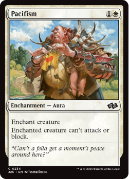 Pacifism single card from Magic the Gathering