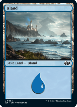 Island single card from Magic the Gathering