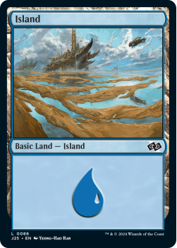 Island single card from Magic the Gathering