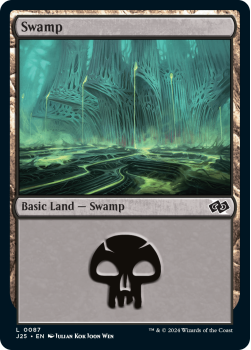 Swamp single card from Magic the Gathering