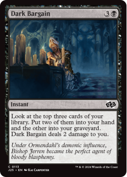 Dark Bargain single card from Magic the Gathering