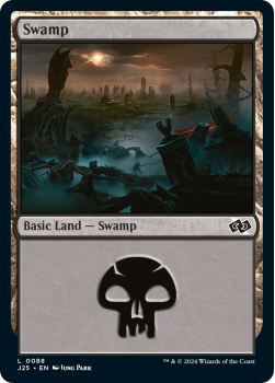 Swamp single card from Magic the Gathering