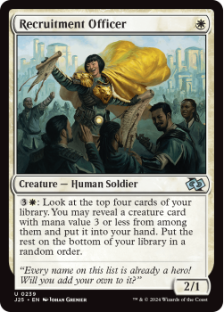 Recruitment Officer single card from Magic the Gathering