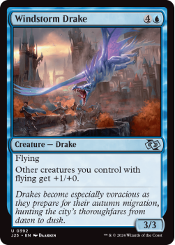 Windstorm Drake single card from Magic the Gathering