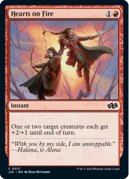 Hearts on Fire single card from Magic the Gathering