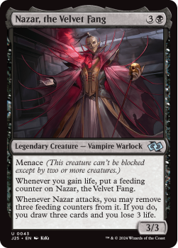 Nazar, the Velvet Fang (ANIME) single card from Magic the Gathering