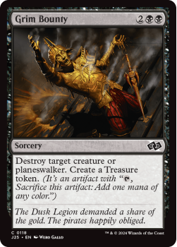 Grim Bounty single card from Magic the Gathering
