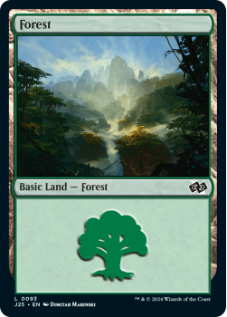 Forest single card from Magic the Gathering