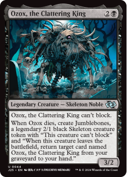Ozox, the Clattering King (ANIME) single card from Magic the Gathering