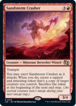 Sandstorm Crasher single card from Magic the Gathering